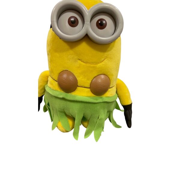 Minions Despicable Me 3 Deluxe Talking Huggable Hula Jerry Minion Plush. - Picture 2 of 14